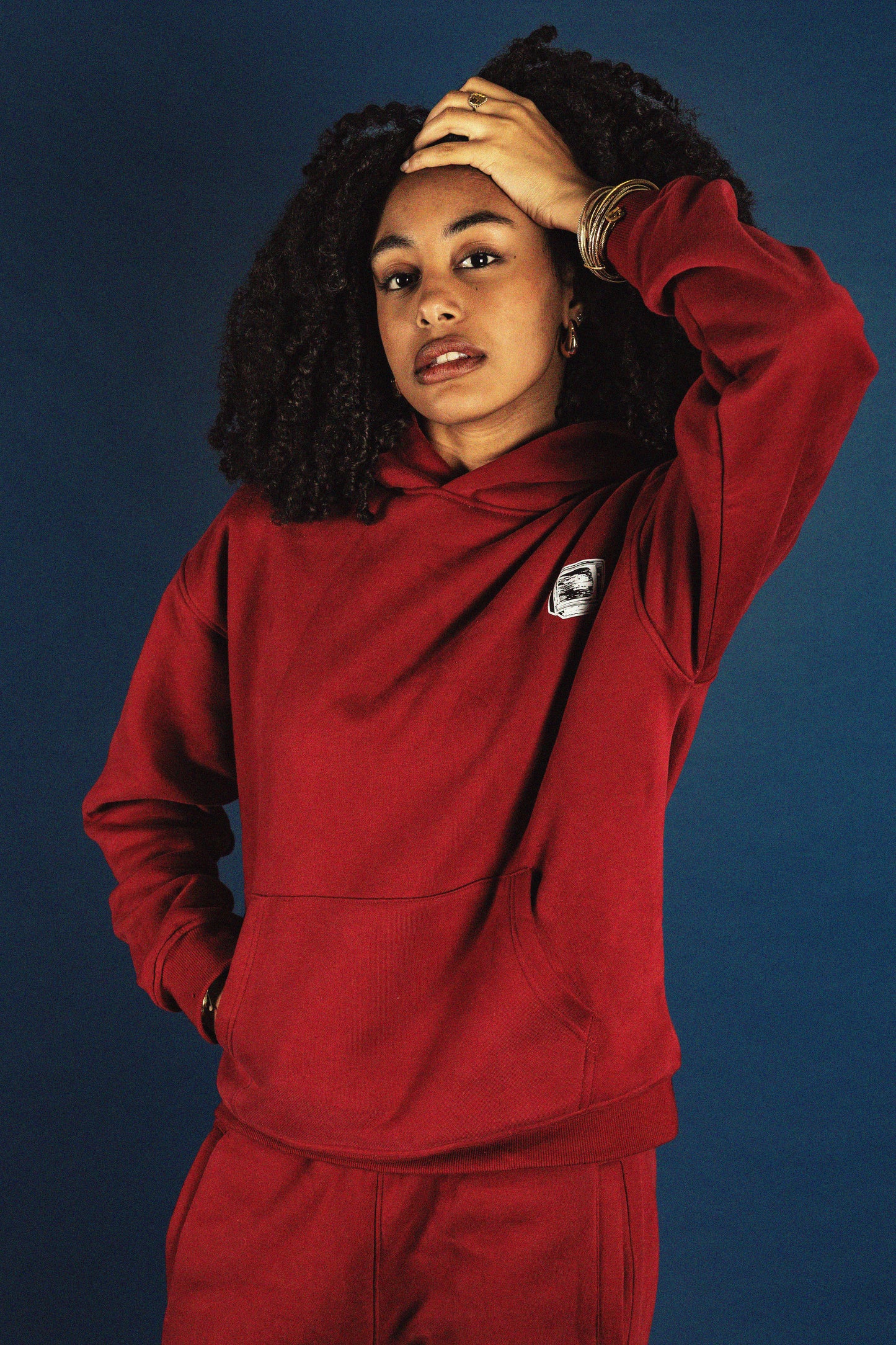 ENSEMBLE LAMBAKSI ROUGE BORDEAUX